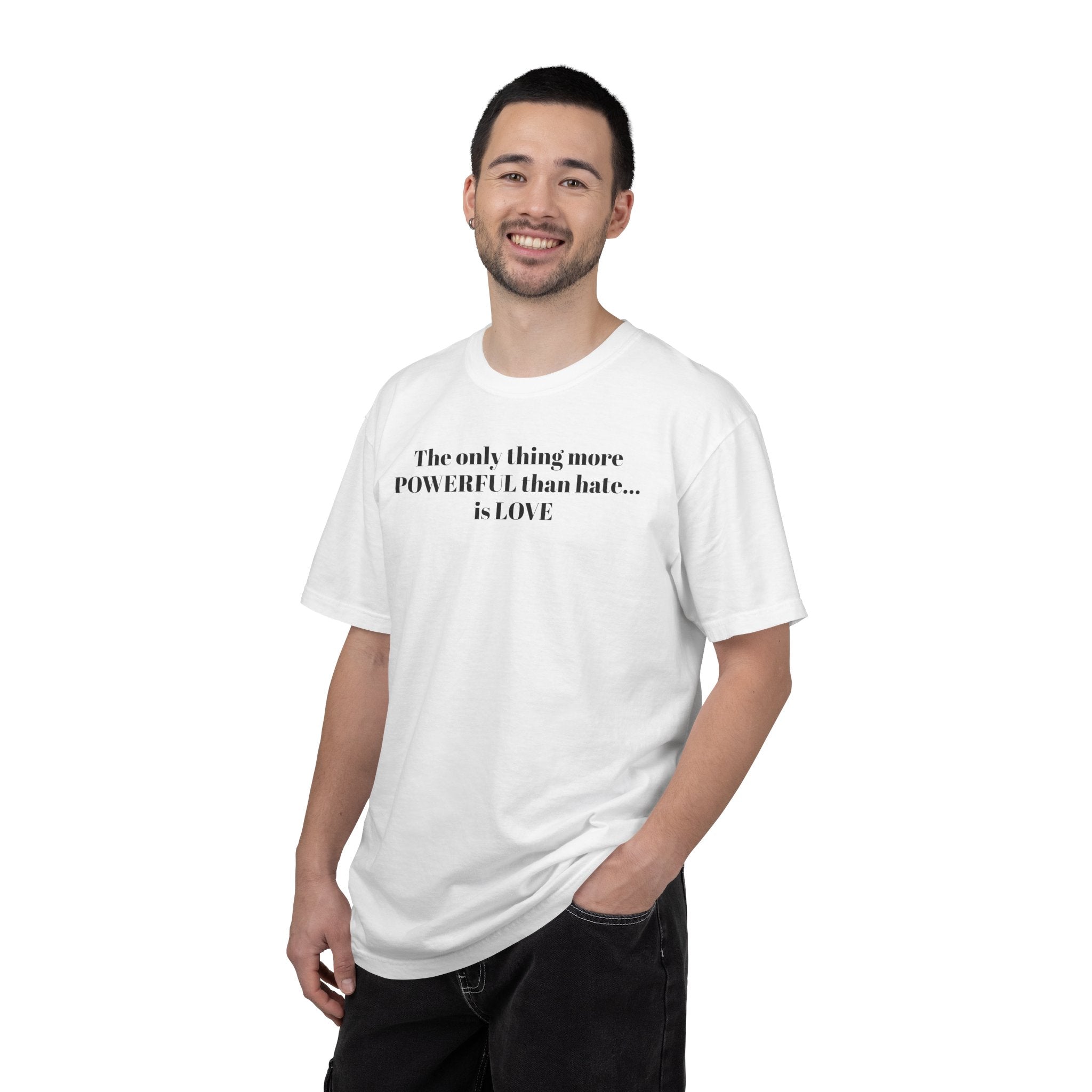 Minimalist Motivational Quote T-Shirt | Small Center Chest Text