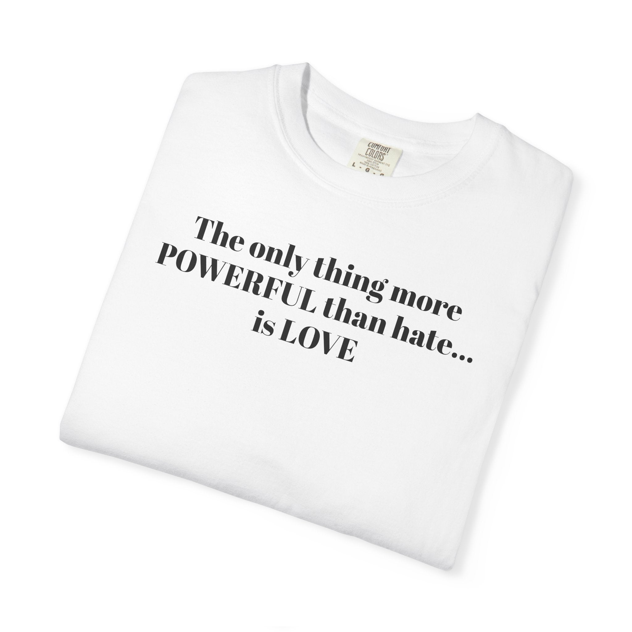 Minimalist Motivational Quote T-Shirt | Small Center Chest Text